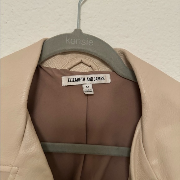 Elizabeth & James Beige Moto Jacket - Picture 2 of 6